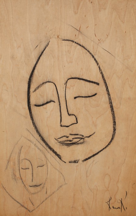 Portrait on Plywood